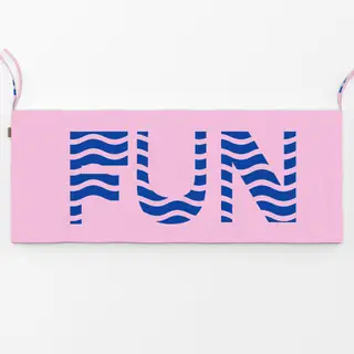 Bankauflage Fun Waves Blue