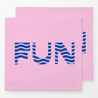 Servietten Fun Waves Blue