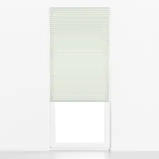 Raffrollo Streifenmuster weiss blau