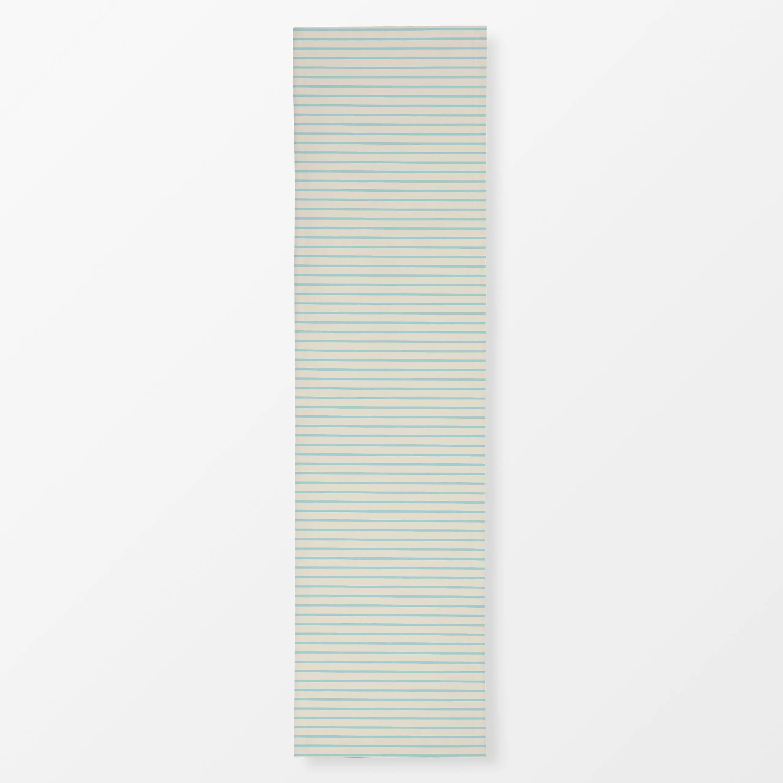 Tischläufer Streifenmuster creme blau - Sommer, Symbole & Muster - von „Julia Reyelt"; linie, Linien, Streifen, creme, marit...