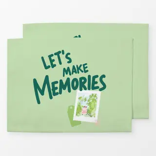 Tischset Let’s make memories