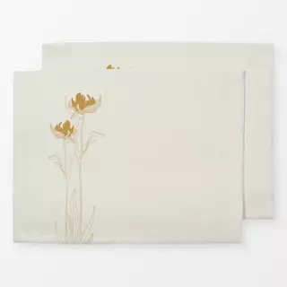 Tischset Spring Peonies creme