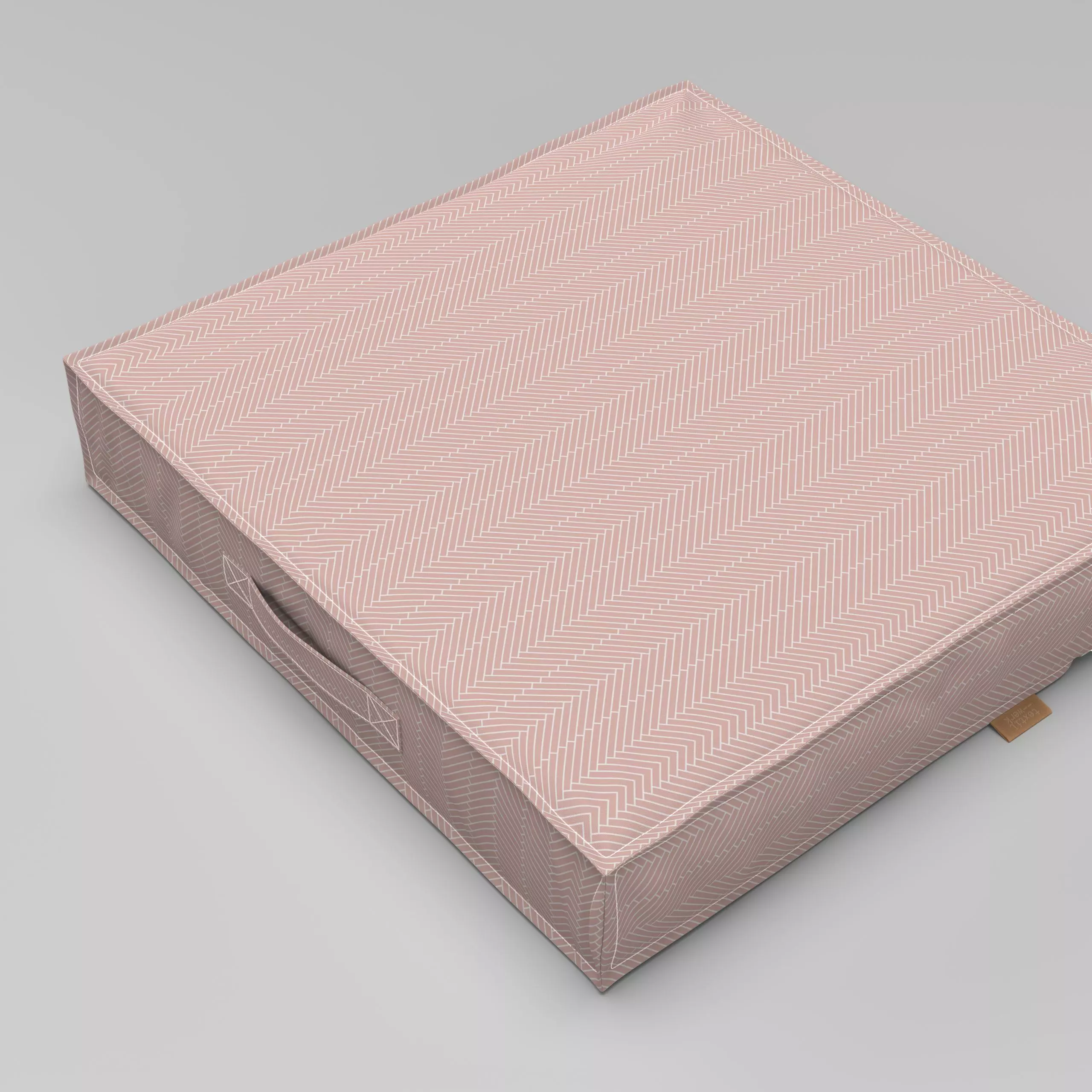 Bodenkissen Grid geometrisch rot - Symbole & Muster - von „Studio ROSAGRAU"; Muster, minimal, Linien, rosa, grid, minimalist...