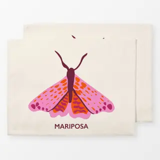 Tischset Mariposa pink