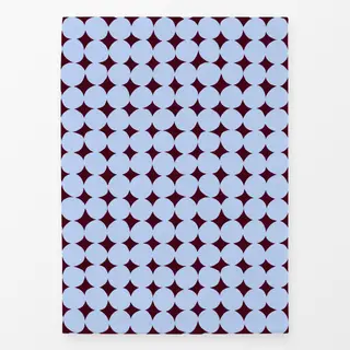 Geschirrtücher Organische Kreise Blau