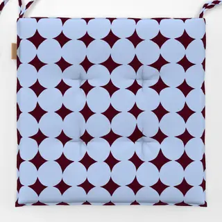 Sitzkissen Organische Kreise Blau