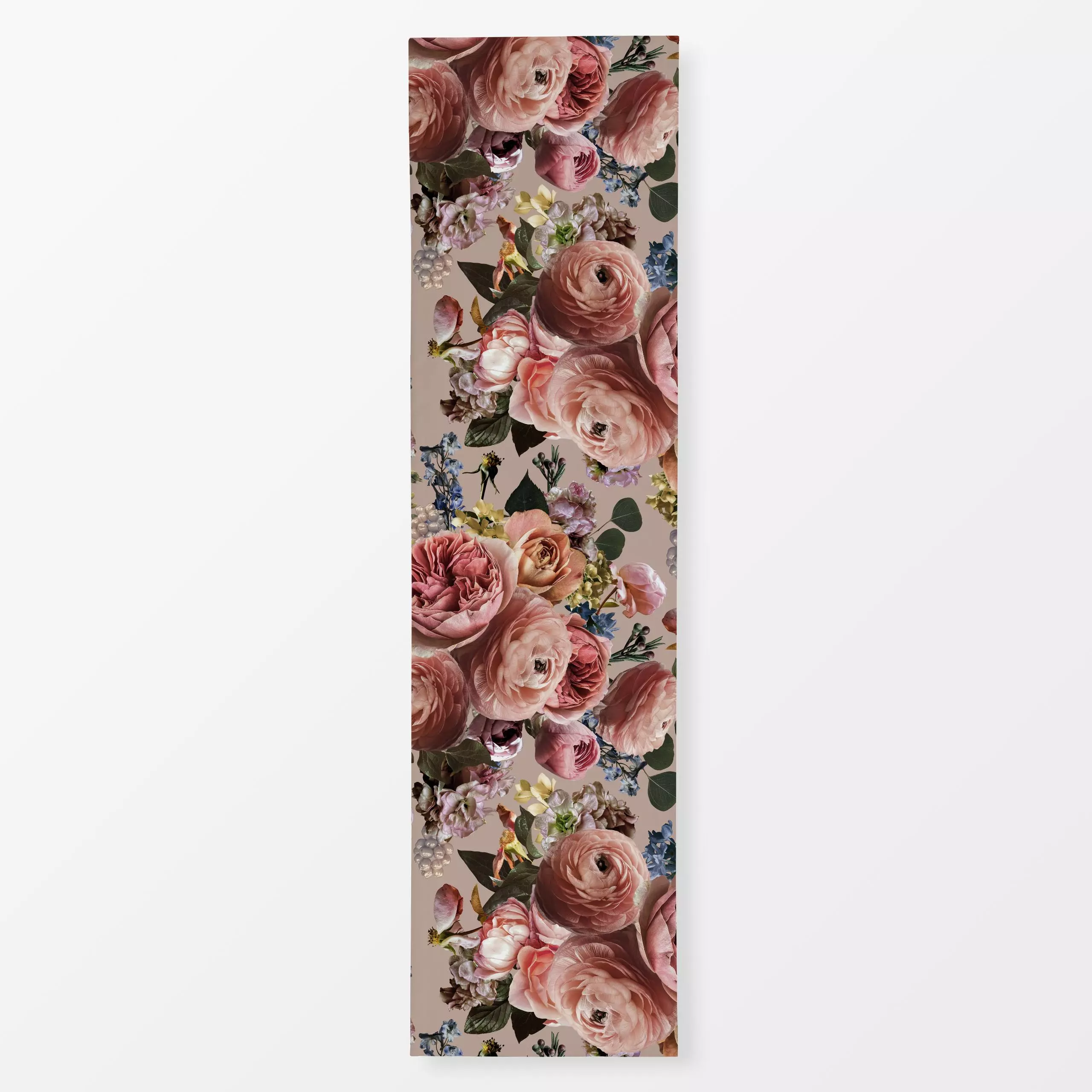Tischläufer Vintage Rosen - Blumen & Florales, Herbst - von „Uta Naumann"; boho, Muster, Natur, Blumen, Rosen, Pfingstrosen,...