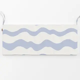 Bankauflage lavendel-wellige Streifen