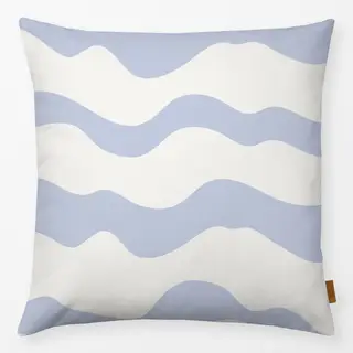 Kissen lavendel-wellige Streifen