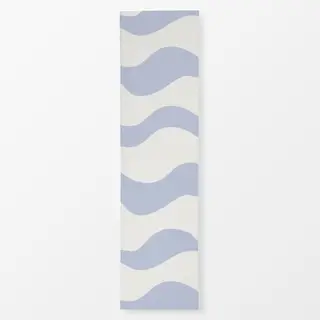 Tischläufer lavendel-wellige Streifen