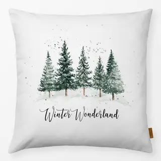 Kissen Winter Wonderland Wald