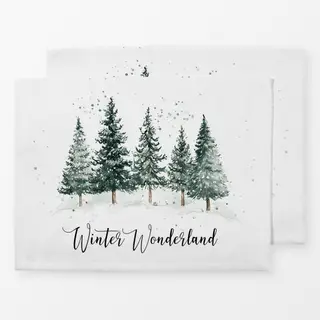 Tischset Winter Wonderland Wald