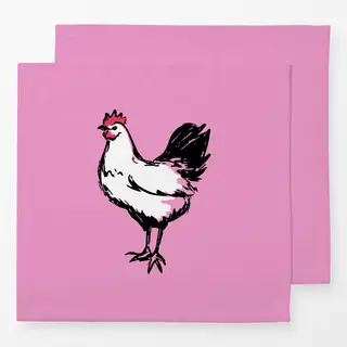Servietten Huhn