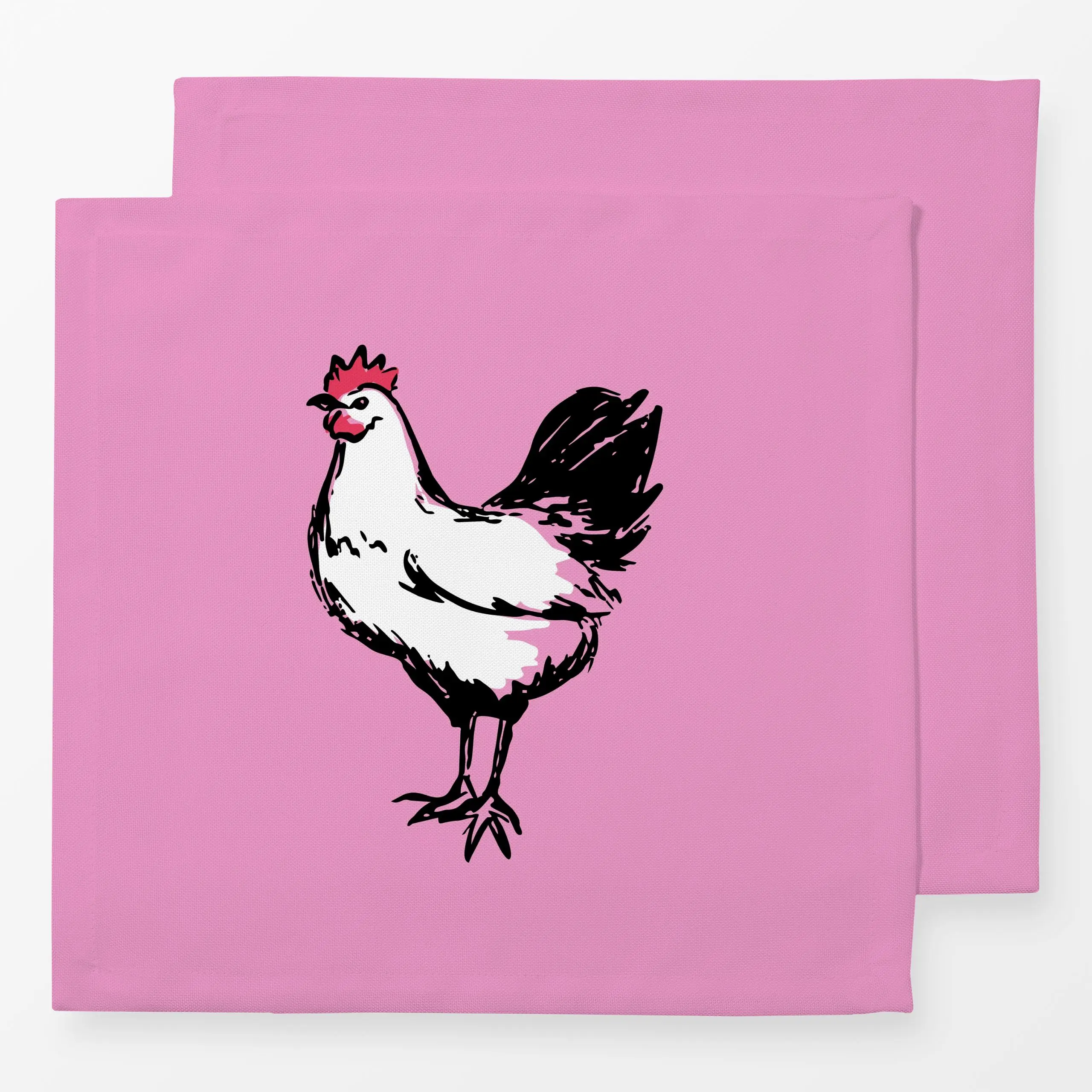 Servietten Huhn - Frühling, Tiere, Ostern - von „moDeern Design Studio"; Haus - & Bauernhoftiere, Hühner, Ostern, huhn, spri...