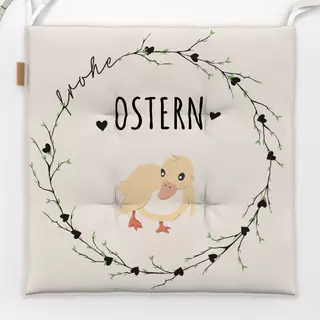 Sitzkissen Frohe Ostern Küken