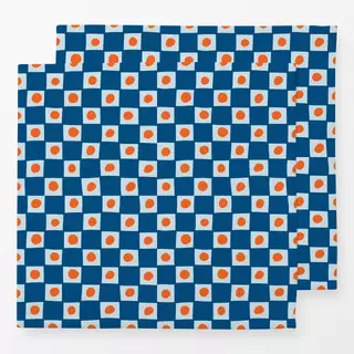 Servietten Punkte & Karo Liebe No2