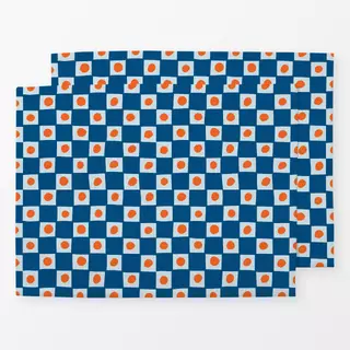 Tischset Punkte & Karo Liebe No2