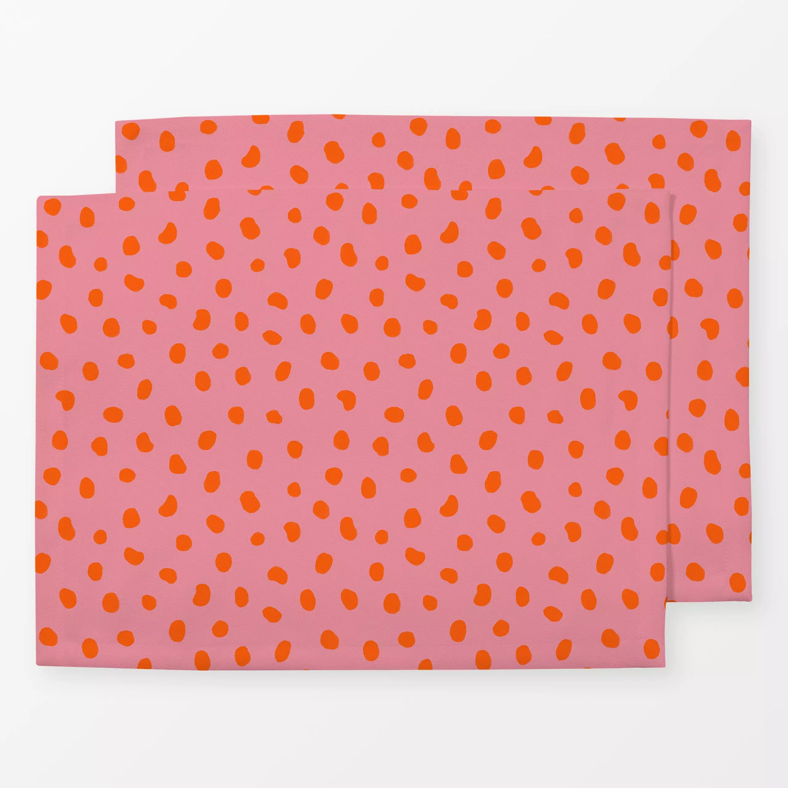 Tischset Muster Leo & Streifen Pink - Symbole & Muster - von „Maren Gross "; Streifen, Geschenk, geschenkidee, kinderkissen,...