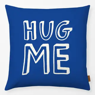 Kissen Hug Me Wendekissen Blau