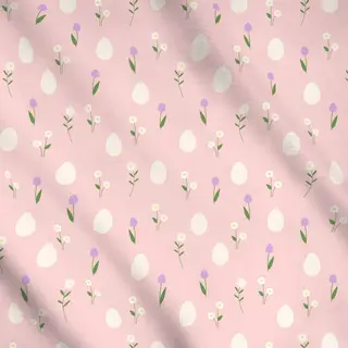 Meterware Ostereier Muster Rosa