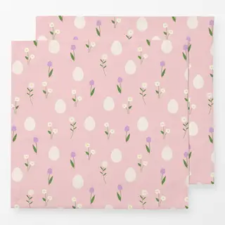 Servietten Ostereier Muster Rosa