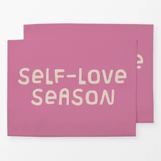Tischset SELF LOVE SEASON pink