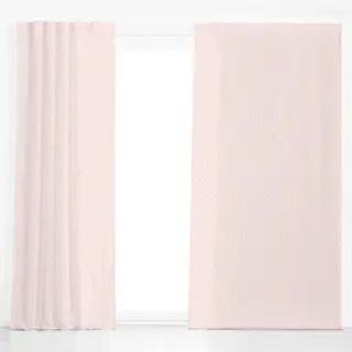 Dekovorhang Bloom Blumen Beige Rosa