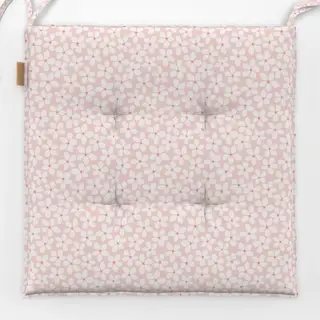 Sitzkissen Bloom Blumen Beige Rosa