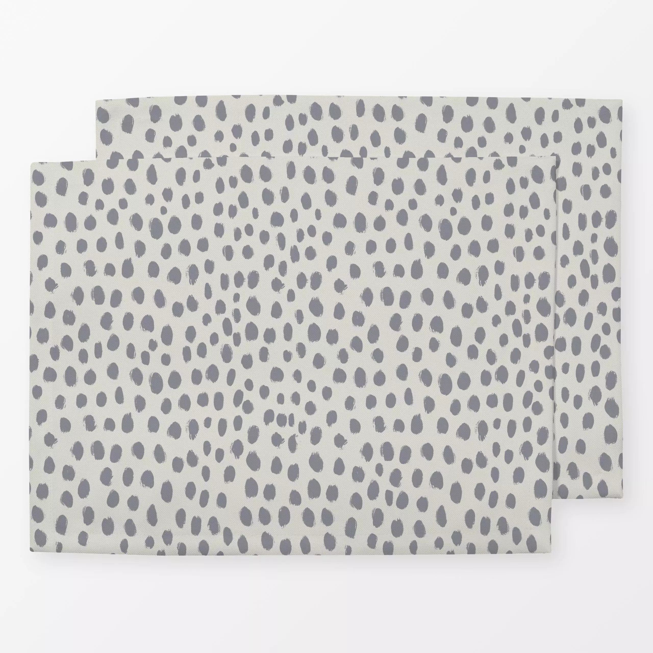 Tischset Minidot Silver, gemustert, von Studio ROSAGRAU