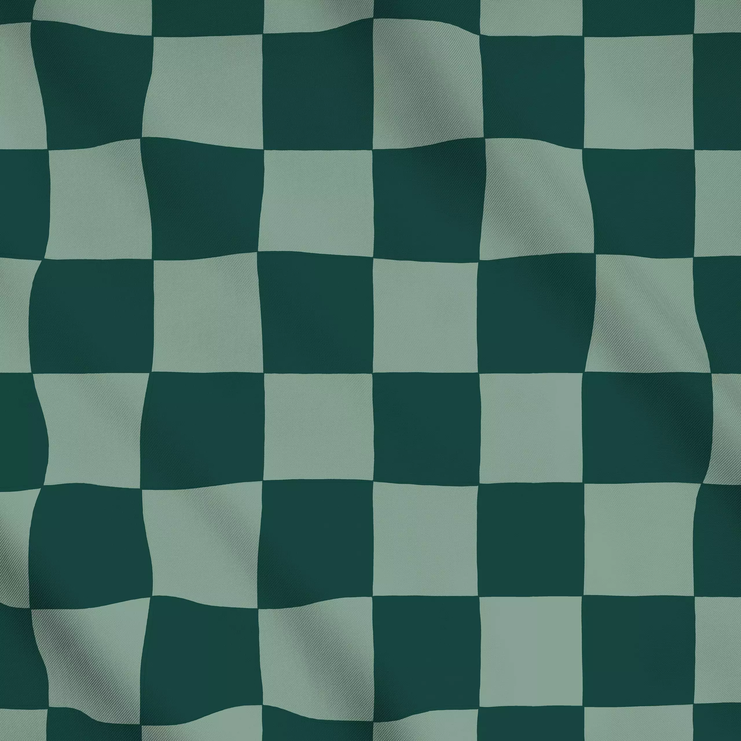 Meterware Schachbrett grün - Weihnachten, Winter, Symbole & Muster - von „Studio Kesse"