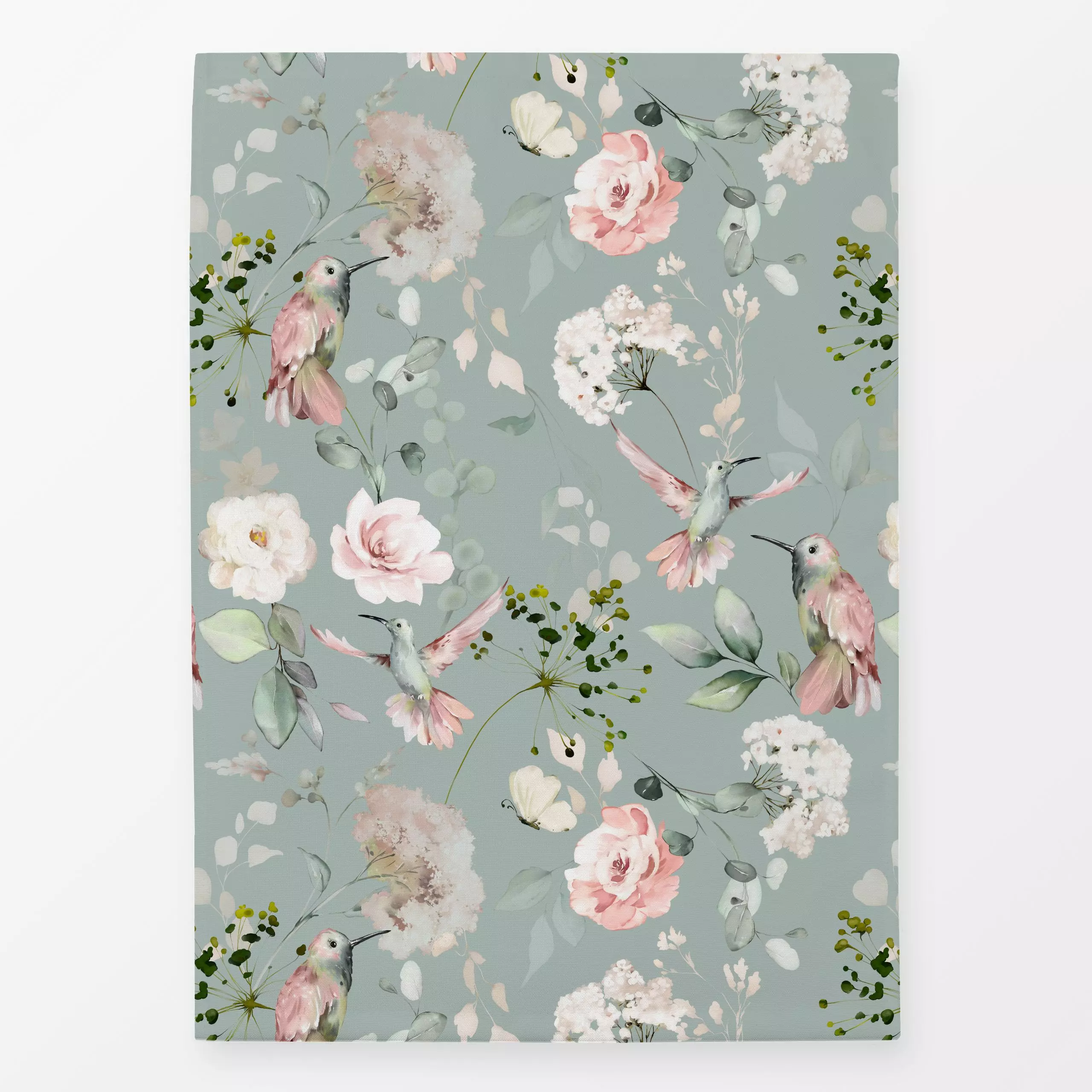 Geschirrtücher Vintage Rosengarten - Blumen & Florales, Pflanzen & Botanik - von „Uta Naumann"; boho, Natur, Blumen, Rosen, ...