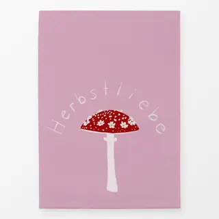 Geschirrtücher Fliegenpilz Herbstliebe Rosa