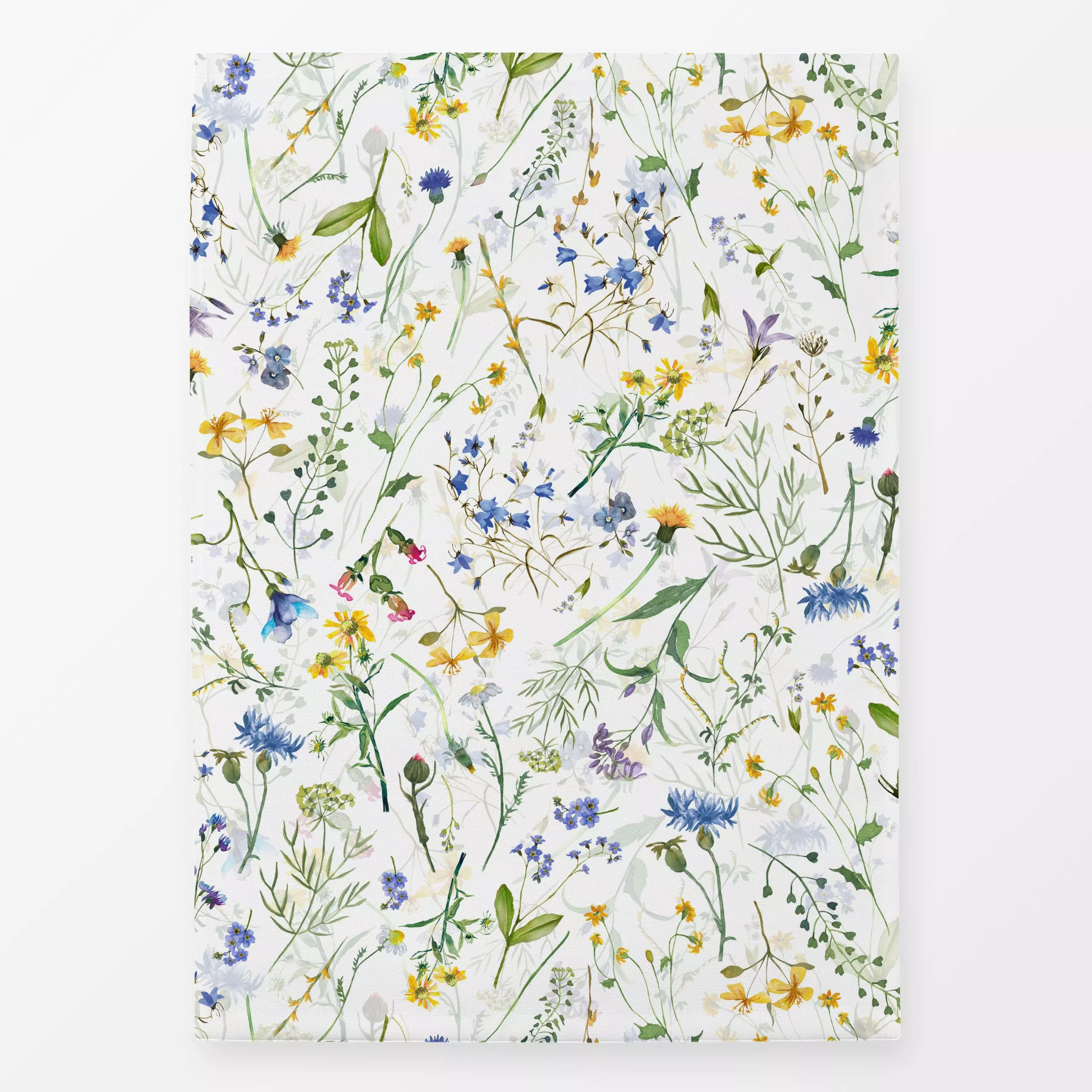 Geschirrtücher Wildkräuter und Blumen - Blumen & Florales, Sommer - von „Uta Naumann"; Muster, skandinavisch, Blumen, Garten...