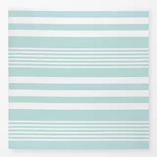 Tischdecke Streifen helltürkis