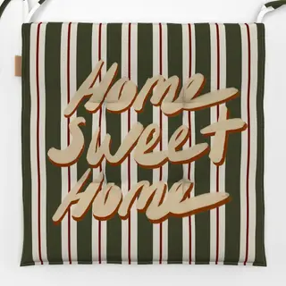 Sitzkissen Home Sweet Home Retro Stripes