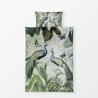 Bettwäsche Pfauen im Tropen Dschungel