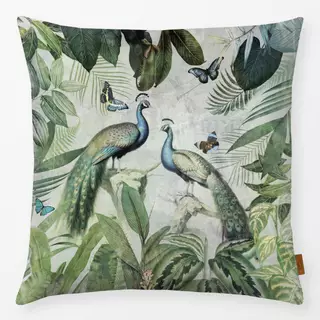 Kissen Pfauen im Tropen Dschungel