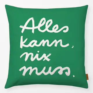 Kissen Alles Kann Wendekissen Grün