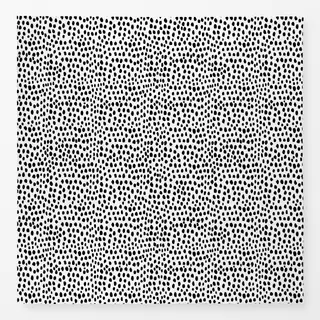 Tischdecke Dots Black White