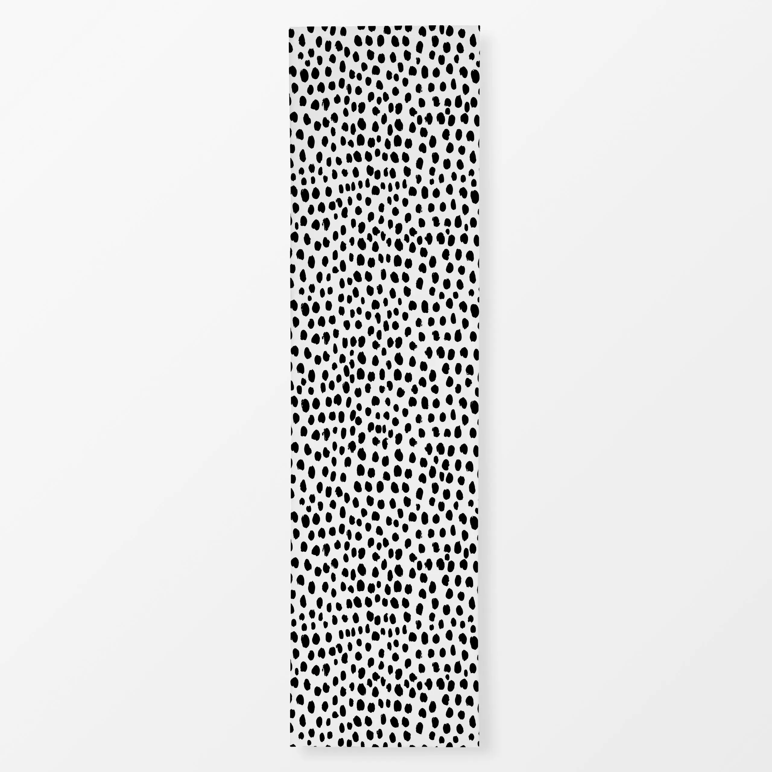 Tischläufer Dots Black White - Weihnachten, Symbole & Muster - von „Studio ROSAGRAU"; Punkte, Winter, gepunktet, StudioROSAG...