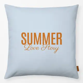 Kissen Summer Love Story Blue