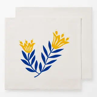 Servietten Blumen Folkart