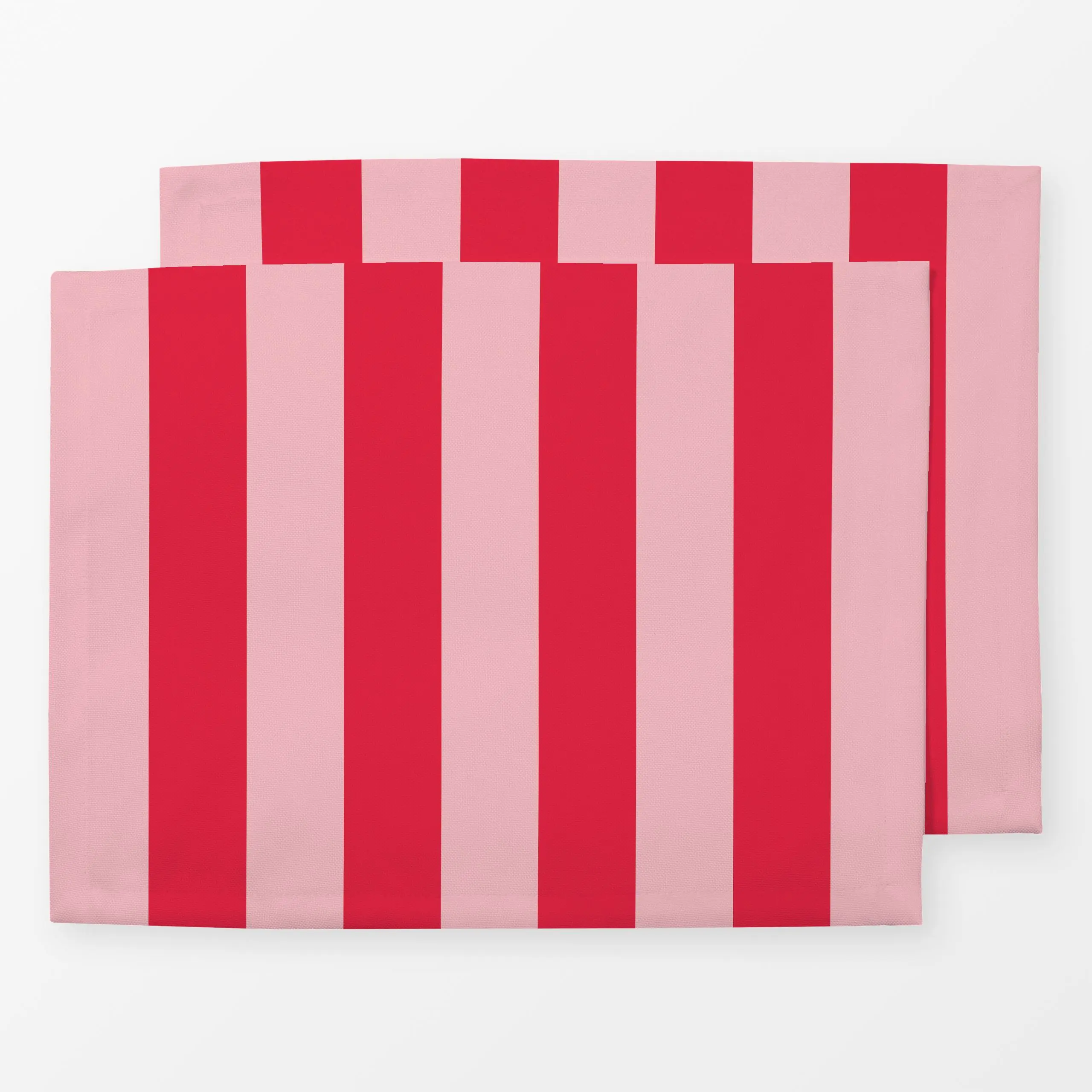 Tischset Blockstreifen rosa rot, gemustert, von Julia Schumacher