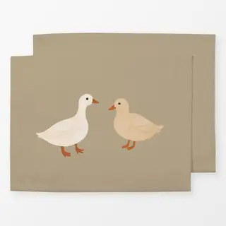 Tischset Enten Frühling