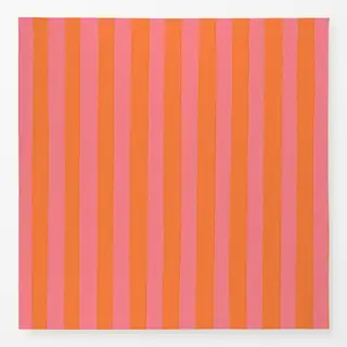 Tischdecke Streifen Orange Rosa