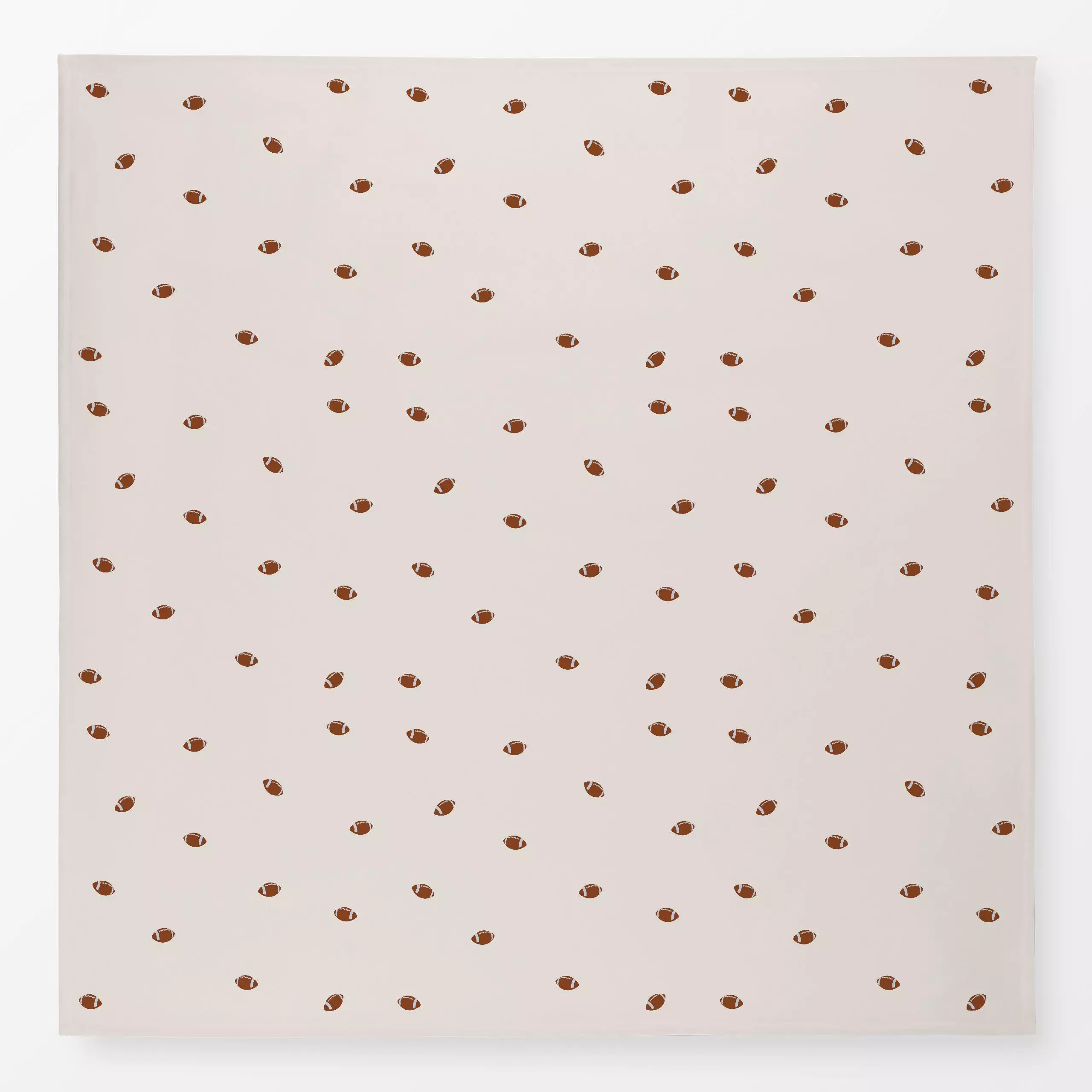 Tischdecke American Football Muster 1 - Sport, Symbole & Muster - von „textilwerk"; Illustration, Geschenk, Sport, minimalis...