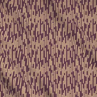 Meterware Punkte + streifen - Lila peach