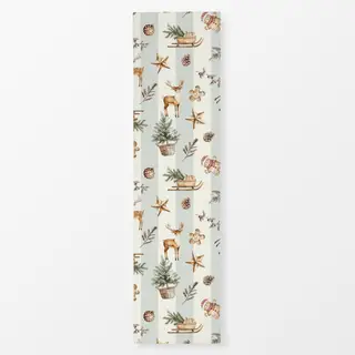 Tischläufer Cosy Weihnachtsmuster Streifen