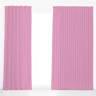 Dekovorhang Streifen Rosa Beige