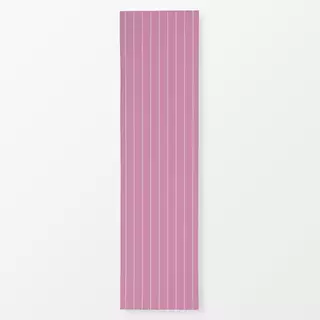 Tischläufer Streifen Rosa Beige